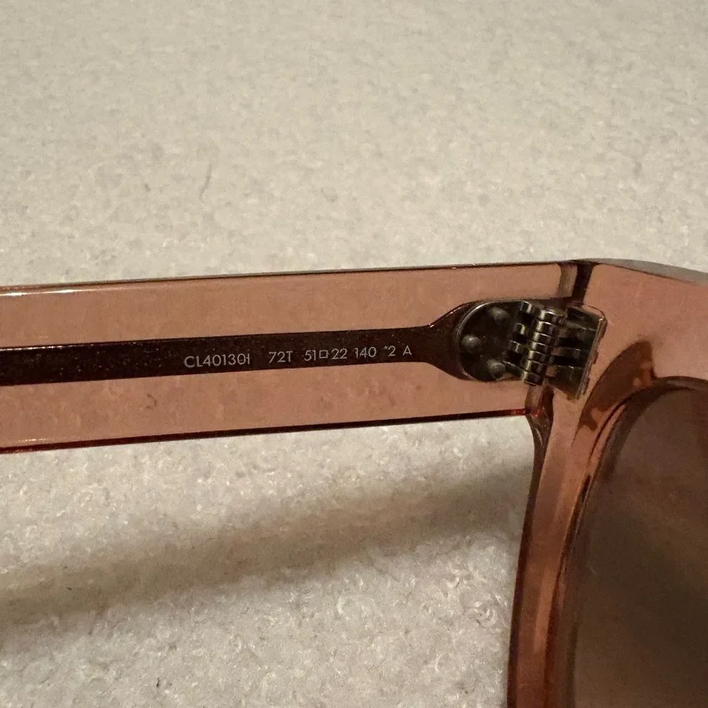 Celine Transparent Square Sunglasses